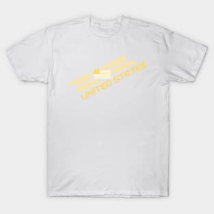 United States Gold Flag Team Shirt T-Shirt